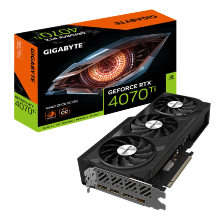 Відеокарта GigaByte GeForce RTX 4070 Ti 12GB GDDR6X WINDFORCE OC