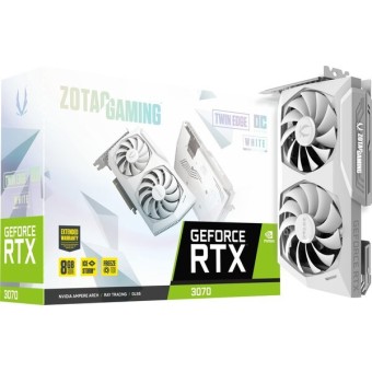 Зображення Відеокарта Zotac GeForce RTX 3070 8GB GDDR6 Twin Edge OC білий