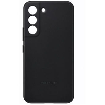 Зображення Чохол для телефона Samsung Leather Cover Galaxy S22 Black (EF-VS901LBEGRU)