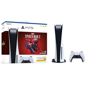 Зображення Ігрова приставка Sony PlayStation 5 Ultra HD Blu-ray (Marvel's Spider-Man 2) (1000039695)