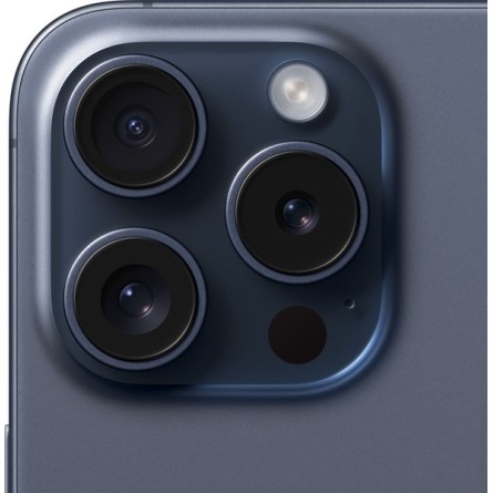 Смартфон Apple iPhone 15 Pro 128GB Blue Titanium (MTV03) фото №3