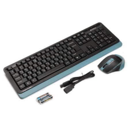 Клавиатура   мышка A4Tech FG1035 (Navy Blue) фото №3