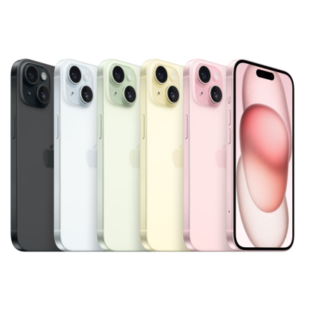 Смартфон Apple iPhone 15 128GB Pink (MTP13) фото №5