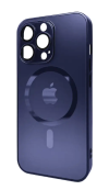 Чохол для телефона AG Glass Matt Frame Color MagSafe Logo for Apple iPhone 13 Deep Purple