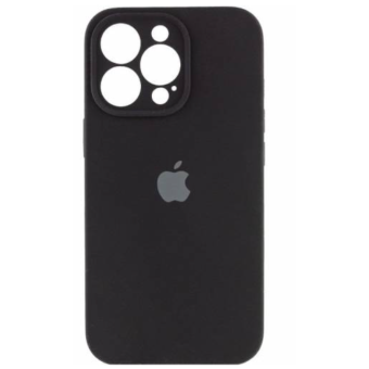 Изображение Чехол для телефона Soft Case Silicone Full Case AA Camera Protect for Apple iPhone 14 Pro Max (14) Black
