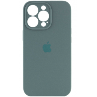 Изображение Чехол для телефона Soft Case Silicone Full Case AA Camera Protect for Apple iPhone 15 Pro (46) Pine Green