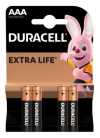 Батарейки Duracell LR03 MN2400 1x4 шт