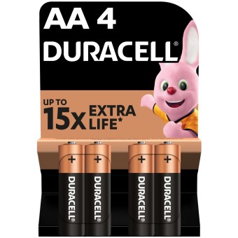 Зображення Батарейки Duracell LR06 MN1500 1x4 шт