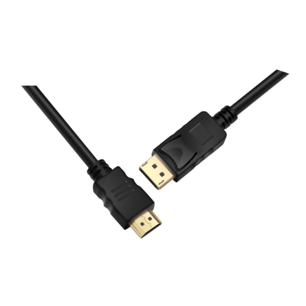 Кабель Almordor DisplayPort to HDMI 1.0m (PR-DP-HDMI-P-02-30-1m) фото №2