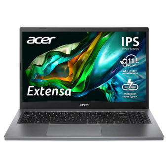 Изображение Ноутбук Acer Extensa 15 EX215-23-R01B (NX.EH3EU.00F) Steel Gray