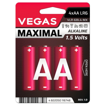 Зображення Батарейки Vegas VLR-6BL4-MX