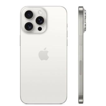 Зображення Смартфон Apple iPhone 15 Pro Max 256GB White Titanium (e-Sim)