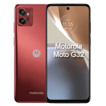 Зображення Смартфон Motorola Moto G32 6/128GB Satin Maroon (PAUU0029)