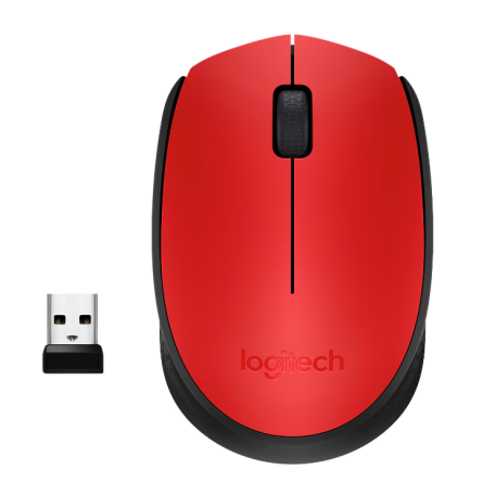 Компьютерная мыш Logitech Wireless M171 Red