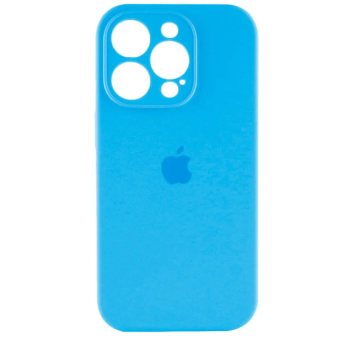 Зображення Чохол для телефона Soft Case Silicone Full Case AA Camera Protect for Apple iPhone 15 Pro (44) Light Blue