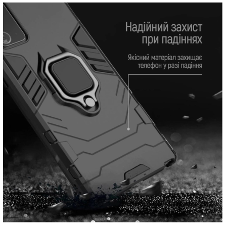 Чехол для телефона Colorway AntiShock Magnet Ring Xiaomi Redmi 13C, темно-синій (CW-CAMRXR13C-DB) фото №3