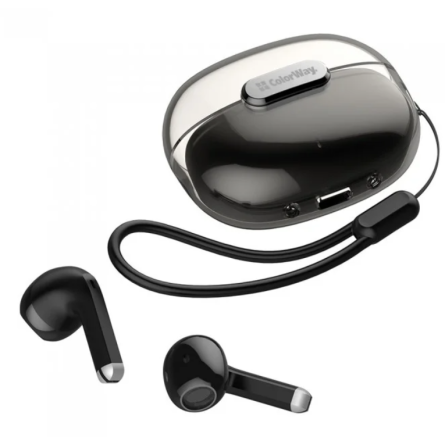 Навушники Colorway Slim TWS-2 Earbuds Black (CW-TWS2BK) фото №4