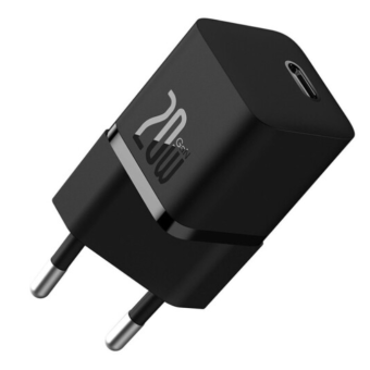 Зображення МЗП Baseus GaN5 Fast Charger (mini) 1C 20W Black