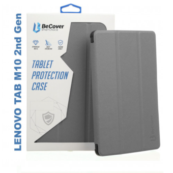 Изображение Чехол для планшета BeCover Smart Case Lenovo Tab M10 TB-X306F HD (2nd Gen) Gray (705971)