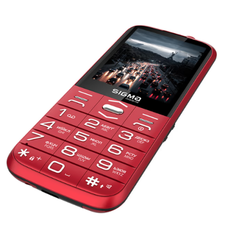 Мобільний телефон Sigma Comfort 50 Grace Dual Sim Red фото №3