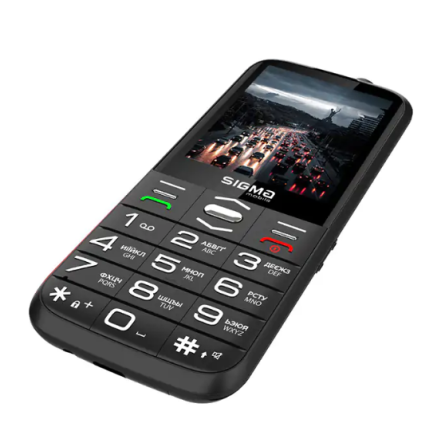 Мобільний телефон Sigma Comfort 50 Grace Dual Sim Black фото №3