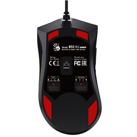 Комп'ютерна миша A4Tech W90 Max Bloody чорна фото №4