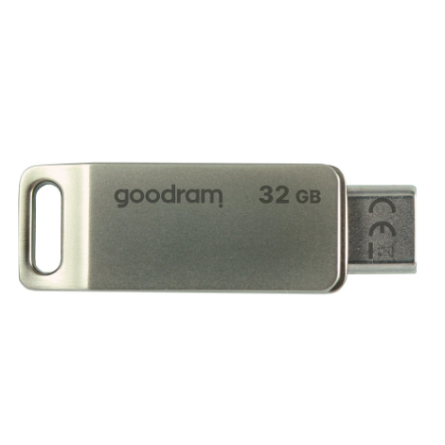 Флешка Goodram 32GB ODA3 Silver USB 3.0 / Type-C (ODA3-0320S0R11) фото №2