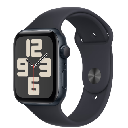 Смарт-часы Apple Watch SE 2 GPS 44mm Midnight Aluminium Case with Midnight Sport Band M/L (MRE93) фото №6