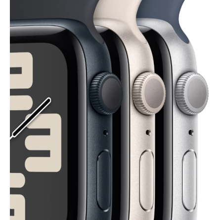 Смарт-годинник Apple Watch SE 2 GPS 44mm Midnight Aluminium Case with Midnight Sport Band M/L (MRE93) фото №2