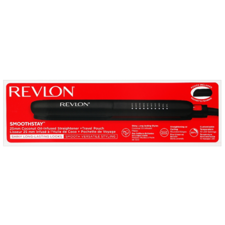 Щипці для вирівнювання волосся REVLON Smoothstay Straightener (RVST2211PE) фото №2