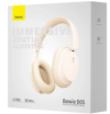 Наушники Baseus Bowie D05 Wireless Headphones Creamy-white фото №6