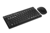 Клавіатура   мишка Rapoo 8000M Black фото №2