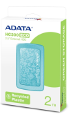 Зовнішній жорсткий диск Adata HC300 2TB Green (AHC300E-2TU31-CGN) фото №3