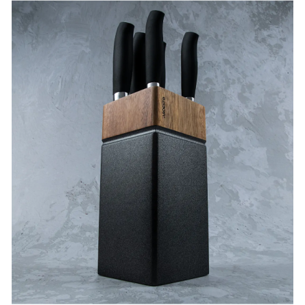 Набір ножів Ardesto Black Mars з блоком AR2020SW фото №11
