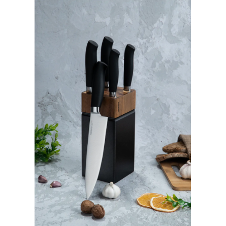 Набір ножів Ardesto Black Mars з блоком AR2020SW фото №12