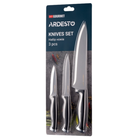 Набір ножів Ardesto Gemini Gourmet AR2103BL фото №6
