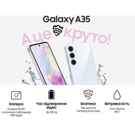 Смартфон Samsung SM-A356B (Galaxy A35 5G 6/128Gb) LBB (awesome iceblue) фото №9