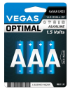 Батарейки Vegas VLR-03BL4-OP