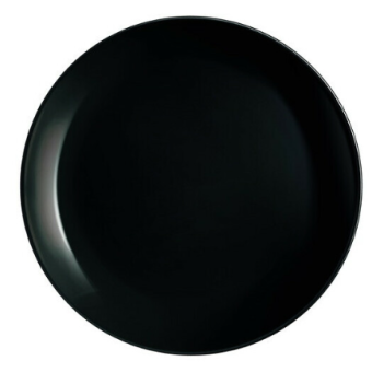 Изображение Тарілка Luminarc десертна Diwali black 19 см. (P0789)