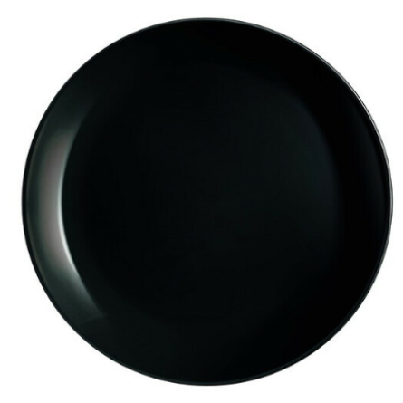 Тарілка Luminarc десертна Diwali black 19 см. (P0789)