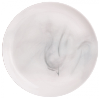 Изображение Тарілка Luminarc десертна Diwali marble white 19 см (Q8815)
