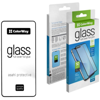 Изображение Защитное стекло Colorway 9H FC glue Samsung Galaxy S21 FE (CW-GSFGSG990-BK)