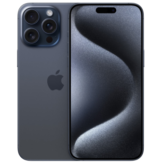 Зображення Смартфон Apple iPhone 15 Pro Max 256GB Blue Titanium (MU7A3)