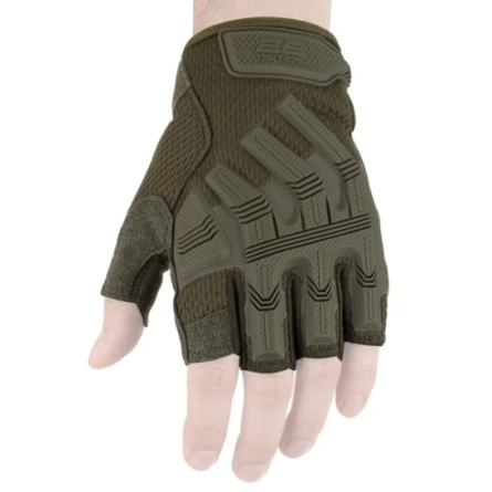 Тактичні рукавиці 2E безпалі, L, зелені (2E-TACTGLOSUM-L-OG) фото №2