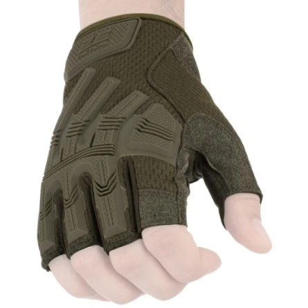 Тактичні рукавиці 2E безпалі, L, зелені (2E-TACTGLOSUM-L-OG) фото №4