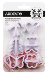 Форма для выпекания Ardesto Набір форм для печива Tasty baking, 6шт, пластик, ліловий фото №2