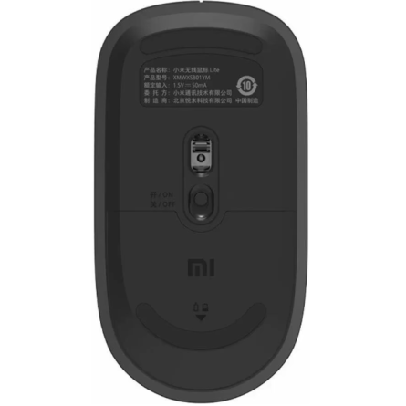 Компьютерная мыш Xiaomi Wireless Mouse Lite Black фото №3