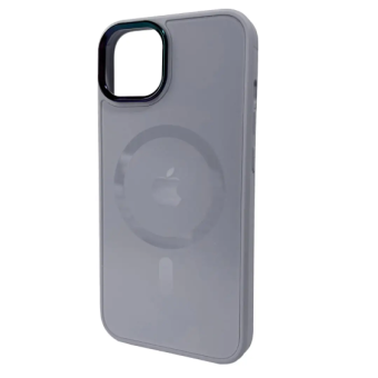 Изображение Чехол для телефона AG Glass Sapphire MagSafe Logo for Apple iPhone 12/12 Pro Grey