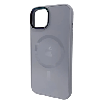 Изображение Чехол для телефона AG Glass Sapphire MagSafe Logo for Apple iPhone 13 Grey