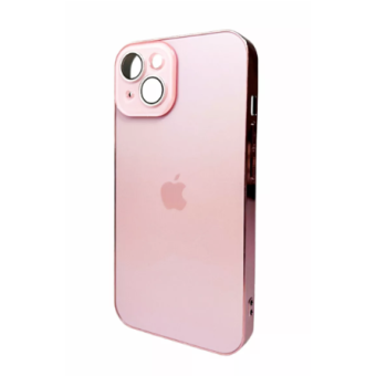 Изображение Чехол для телефона AG Glass Sapphire MagSafe Logo for Apple iPhone 13 Pink